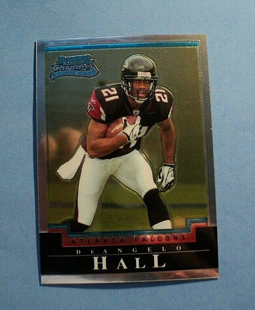 2004 Bowman Chrome Football Card #164 DeAngelo Hall RC EX AUCT#6090