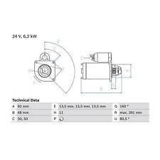 £55 Cashback BOSCH Starter Motor 0 986 018 370 Genuine Top German Quality