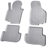 3D Gummi Fussmatten FüR Vw Golf V + Vi | Bj 2003 - 2012 | Grau Mit Rand