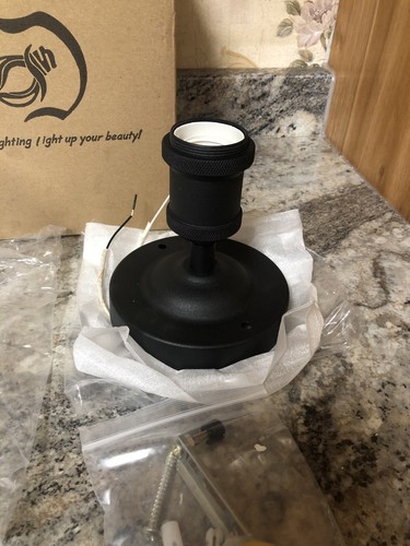 Open Box Xiding Industrial Edison Style Hanging Light Fixture - Picture 4 of 9