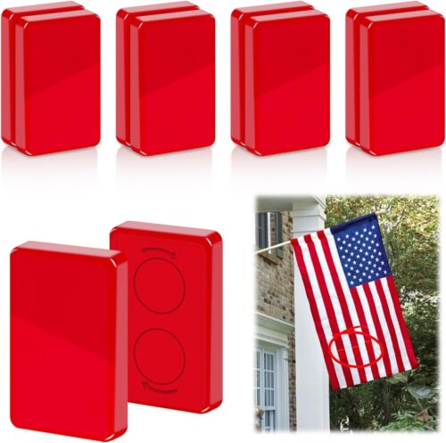 Magnetic Flag Weights 8 Pcs Heavy Duty for Outdoor American Garden Flags