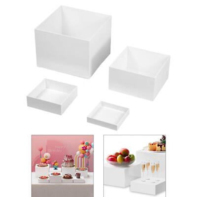 Buffet Riser Brunch Acryl Riser Partys Cupcake Platzsparende Lebensmittel Riser