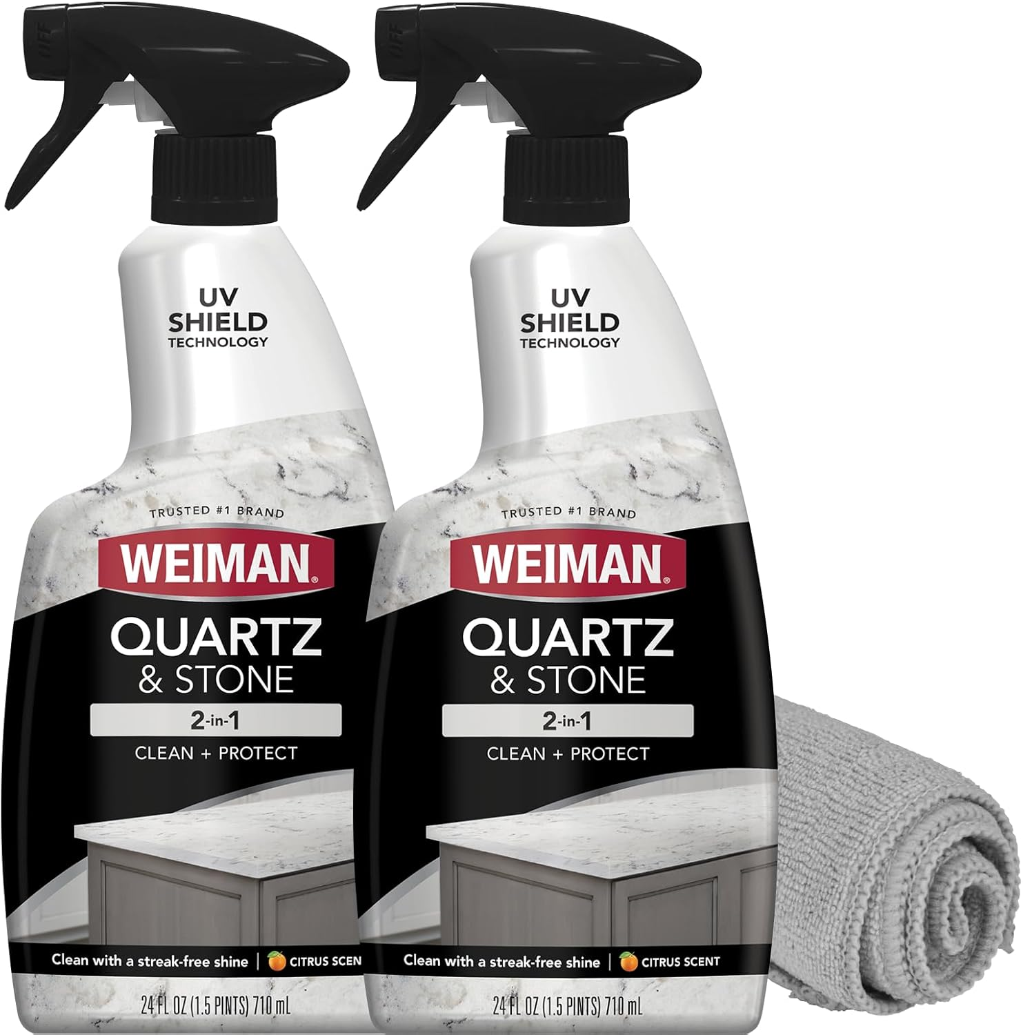 Quartz Countertop Cleaner and Polish for Sparkling Countertops and Islands