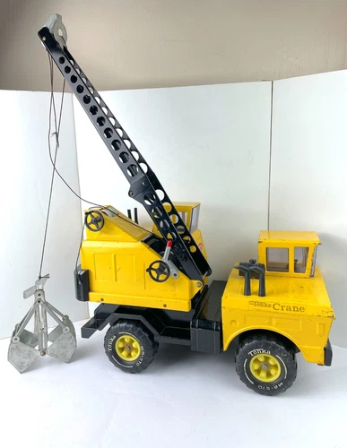 Vintage 60'S/70'S Tonka Pressed Steel Mighty Tonka Crane Truck - READ