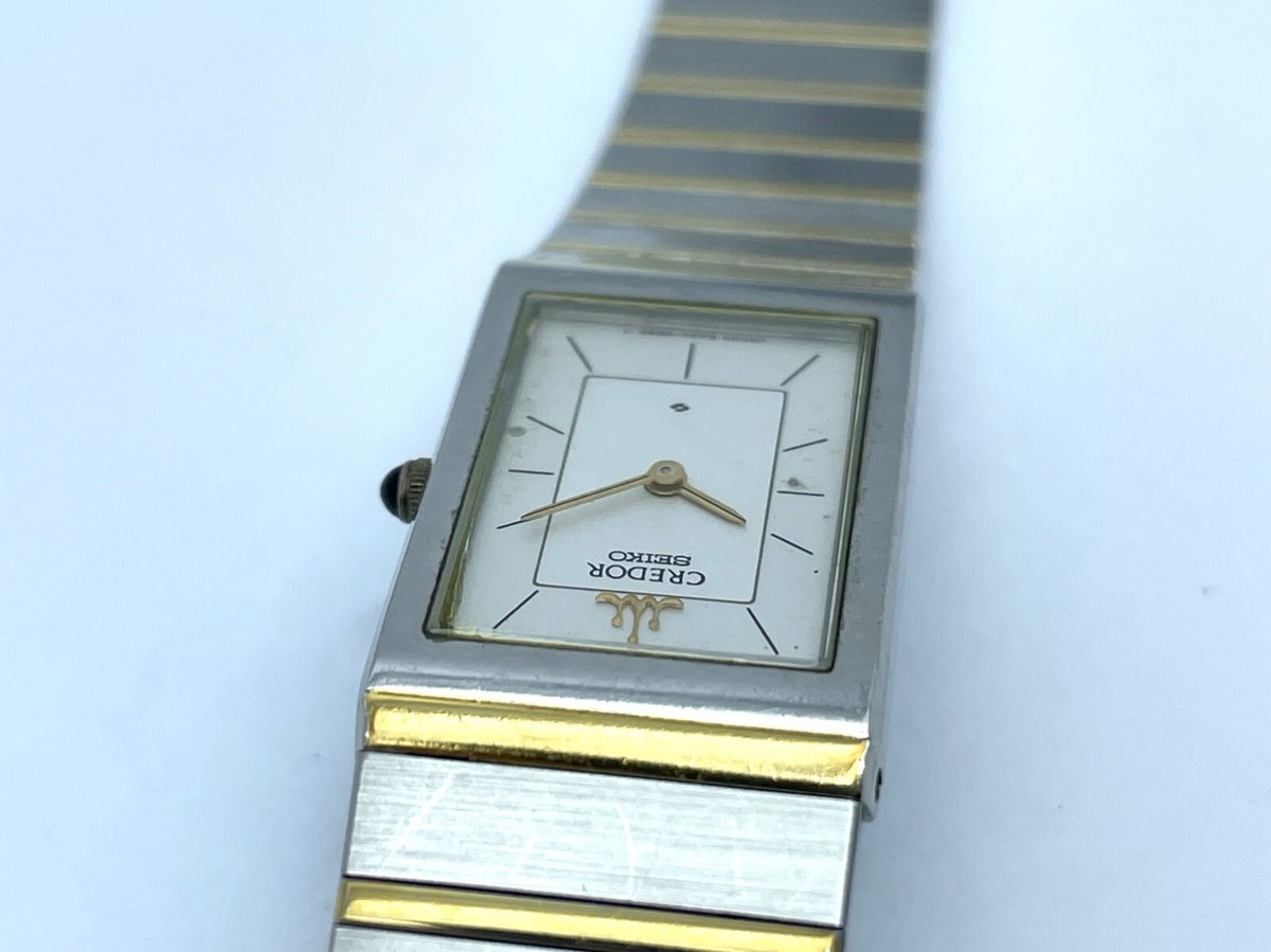 Vintage SEIKO Credor Quartz Ladies 22K SGP Two tone Watch Vintage SEIKO Credor Quartz Ladies 22K SGP Two tone Watch