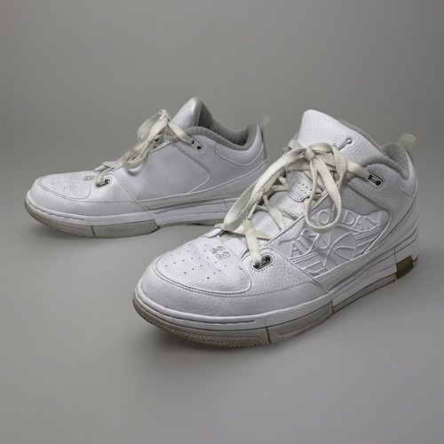 Nike 2008 Air Jordan Old School 2 bajo blanco 23 retro 343065-101 talla 10,5 - Imagen 2 de 5