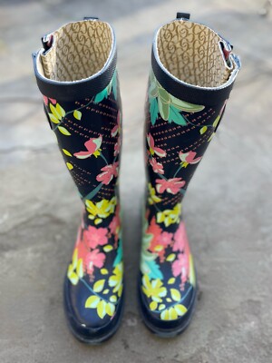 Chooka Womens Chooka Floral Rain Boots Chooka Mainstreet