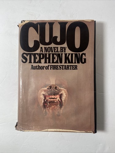 CUJO by Stephen King Hardcover W/Dust Jacket Book Club Edition 1981