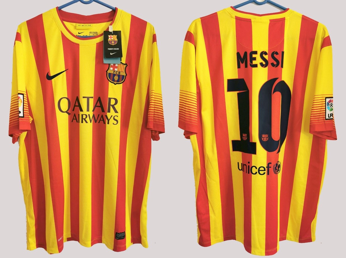 FC Barcelona Messi 10 ジャージ SIZE “YXL” BARCELONA NIKE 2017/2018 THIRD FOOTBALL JERSEY