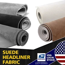 Car Roof Liner Sag Replacement Headliner Fabric Material Foam Backing 60" Width