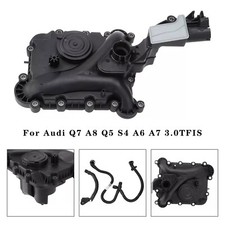 Oil Separator PCV Valve Vent Trim & Hose Tube For Audi Q7 A8 Q5 S4 A6 3.0TFIS UK