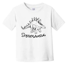 Stegosaurus Sketch Cool Prehistoric Animal Dinosaur Infant Toddler T-Shirt