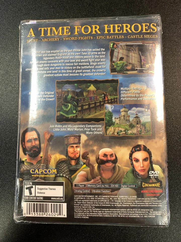 Robin Hood: Defender of the Crown (Sony PlayStation 2, 2003) - Image 2 of 3