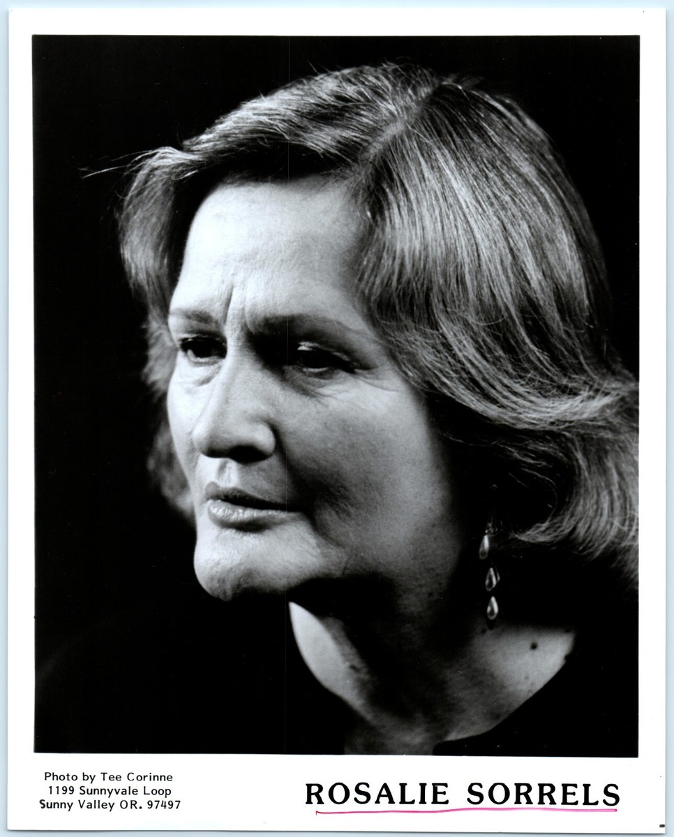 Press Photo Rosalie Sorrels Folk Singer Photograph by Tee Corinne