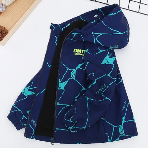 New Boys Outdoor Jacket Thick Winter Waterproof Jackets Kids Warm Clothes Autumn - Picture 6 of 30