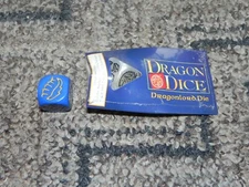 TSR Dragon Dice Dragonlord Die with Blue Champions Die