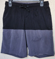 George Men's All Guy Swim Shorts Trunks Size S 28/30 Color Black/Grey NEW