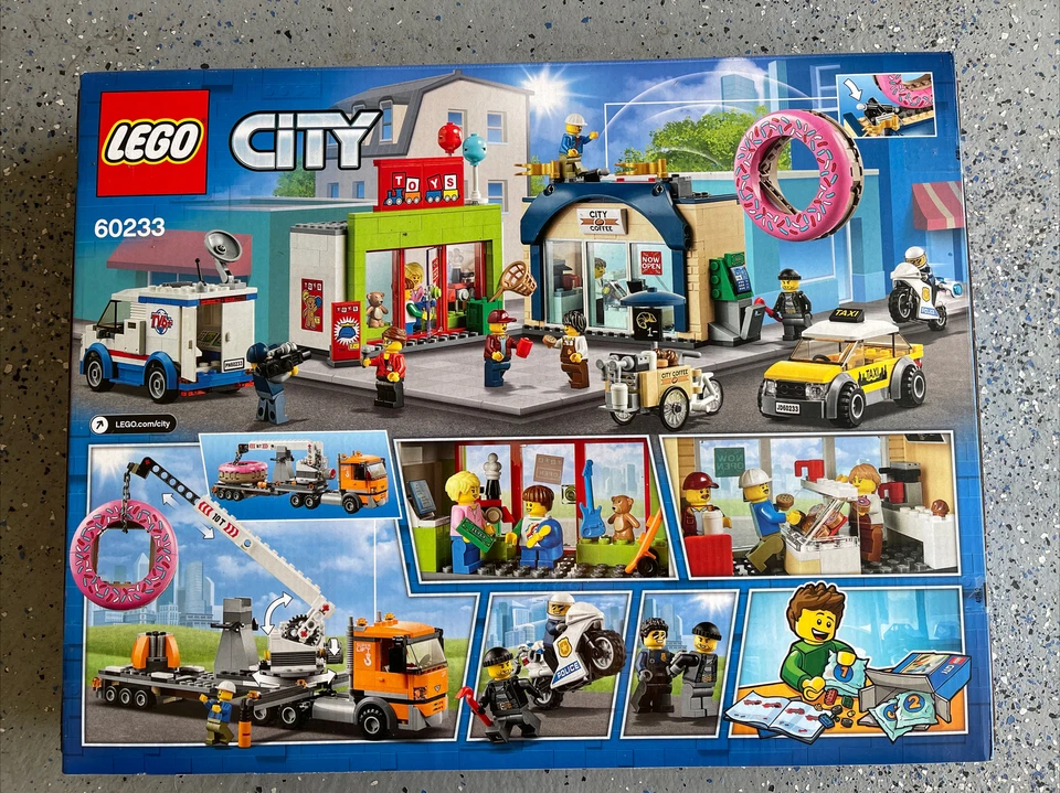 Lego City 60233 Donut Shop Opening 790pcs New Sealed 2019 Duke Detain - Image 2 of 2