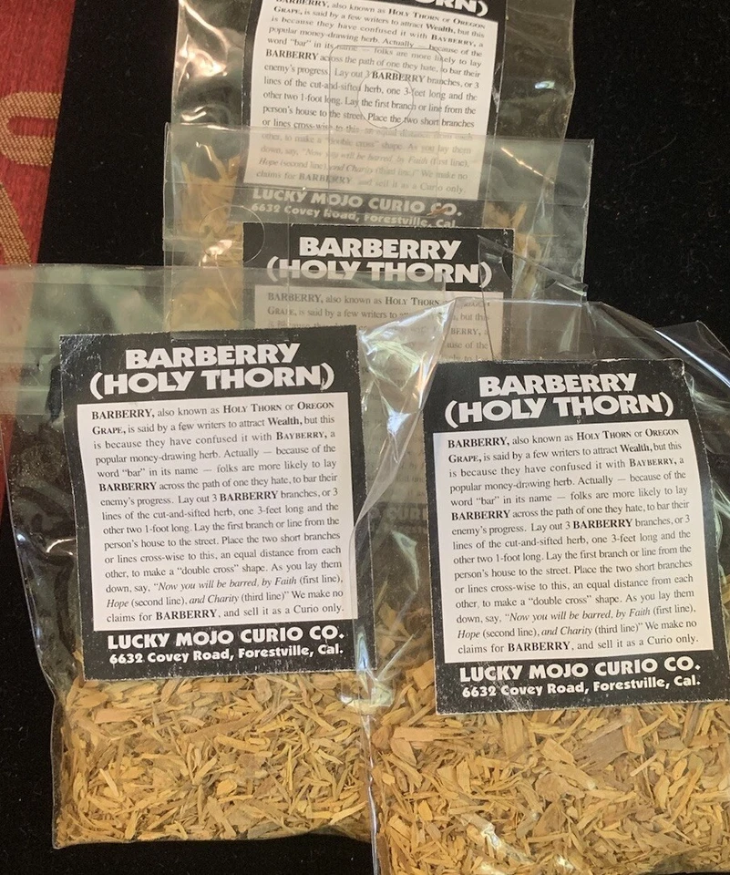 Raíz de agracejo, 13 gramos LUCKY MOJO BRAND ÚLTIMAS 3 tienda cerrada Foto 3 de 3