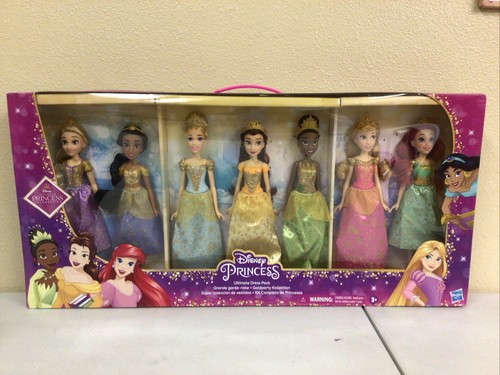 Hasbro Disney Princess Ultimate Dress Pack Fashion 7 Doll Collection