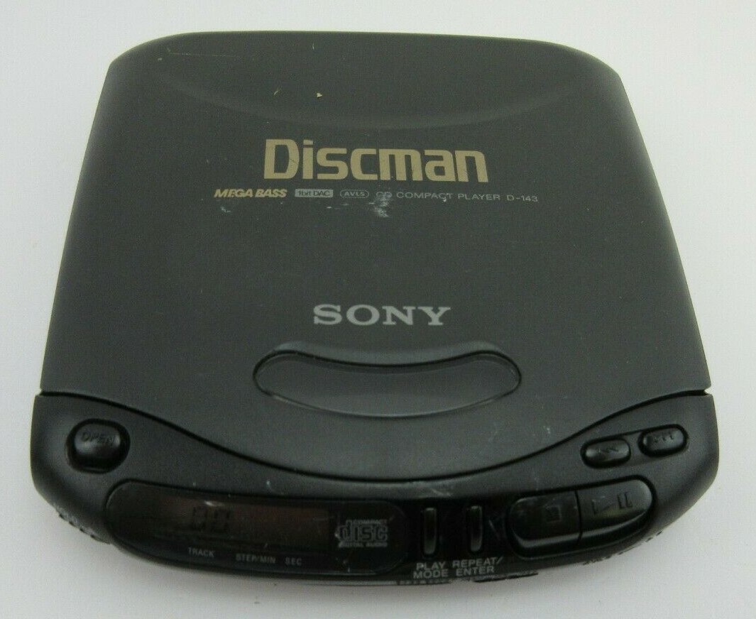 ディスクマン SONY CDプレーヤー Discman Sony Discman D-143 CD Compact Player Digital Mega Bass
