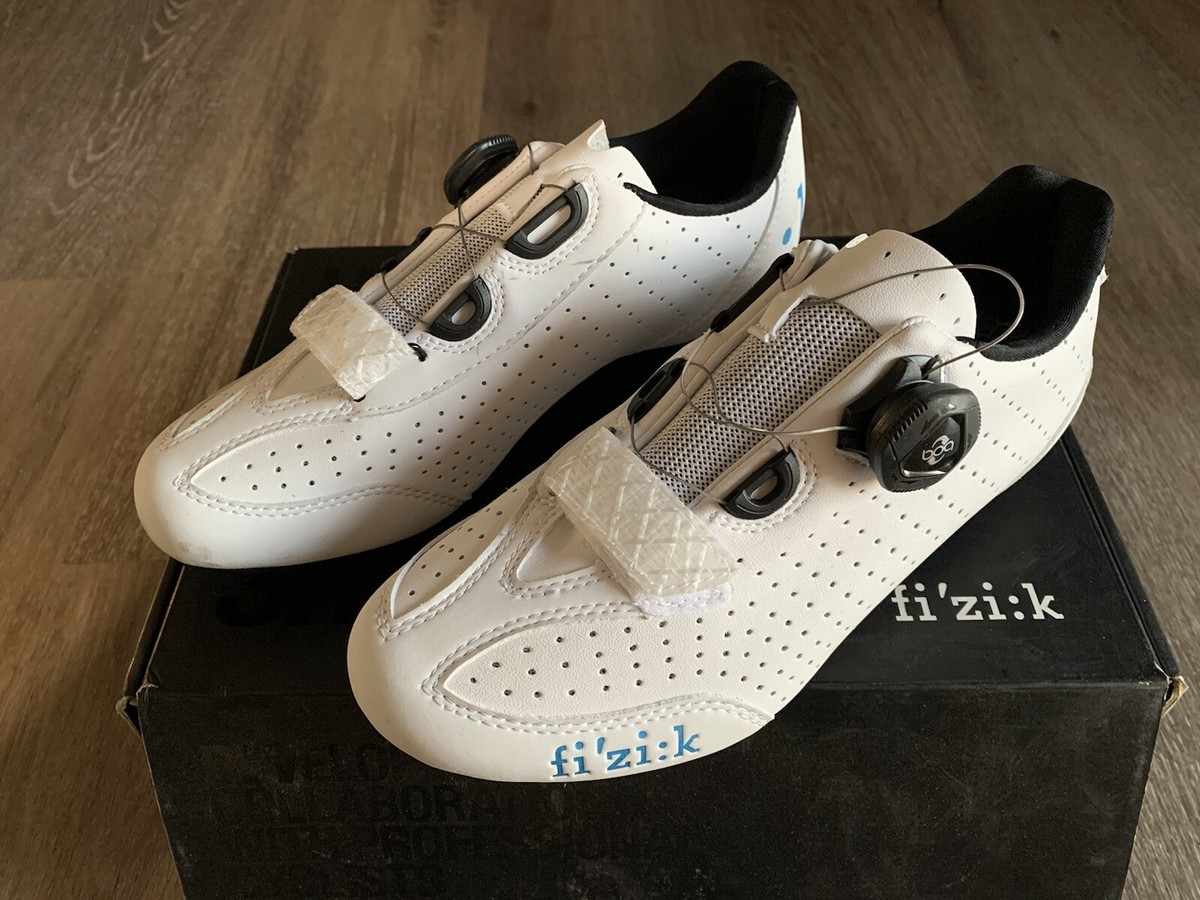 Fizik R3 BOA Woman Carbon Road Shoes White Turquoise Lady Size 36