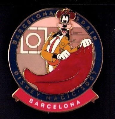 Disney 2007 Disney Cruise Line Mediterranean Cruise Barcelona Pin