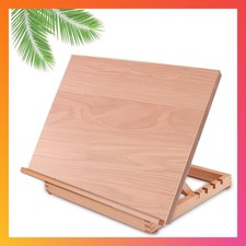 Beech Wood Adjustable Angle A3 Tabletop Easel Art Drawing Board For Artists Desk