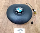 ✅OEM BMW E46 330Ci M3 Front Driver SPORT Steering Wheel Airbag Air Bag Black 96k