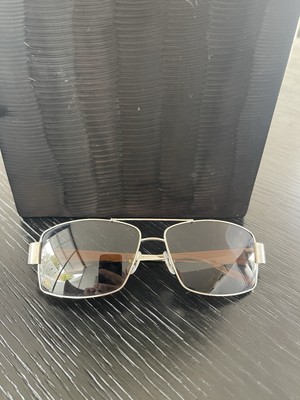 Loree Rodkin/Sama Sunglasses Model ''Jason'' in ''White Gold'' Color