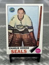 1969-70 Topps Hockey #77 Charlie Hodge Oakland Seals