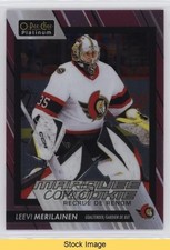 2023-24 O-Pee-Chee Platinum Marquee Rookies Matte Pink Leevi Merilainen READ 5ya