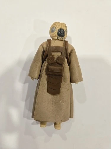 1981 Vintage Kenner Star Wars Action Figure Zuckuss W/ Cloak and Backpack