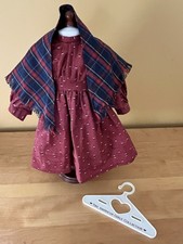 American Girl Doll Kirsten School Dress with Shawl Pleasant Company 1989
