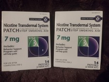 Habitrol Nicotine Patch 7mg Step 3 2 Boxes 28 Patches Sealed Quit Stop Smoking