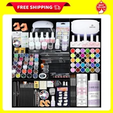 SAVILAND Essentials Acrylic Nail Kit for Beginners with Everything: Professional