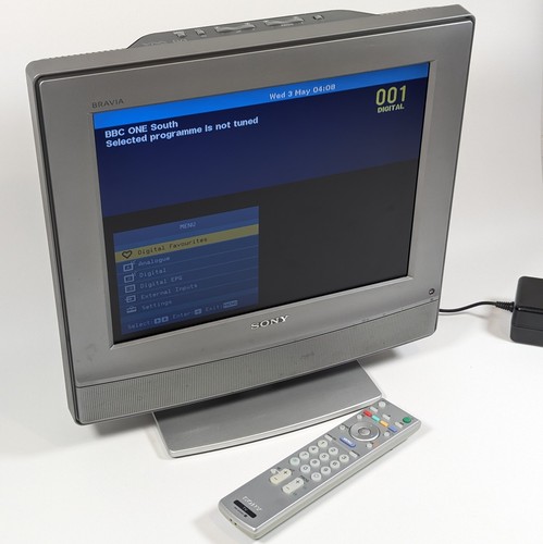 Sony Bravia 15 inch TV - KDL-15G2000 LCD Colour TV With Remote, Retro Gaming - Picture 7 of 23