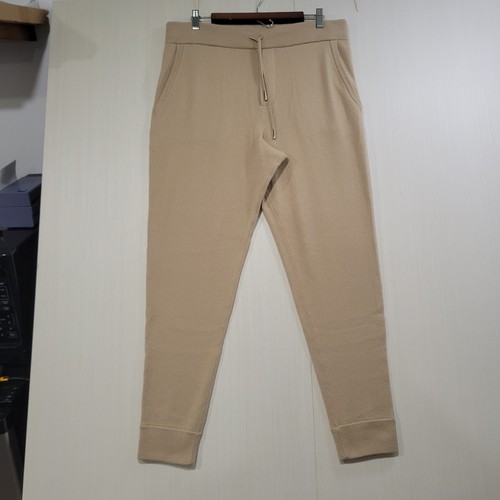 Ralph Lauren Purple Label Strick Wolle Kaschmir Jogginghose Herren L beige $ 995