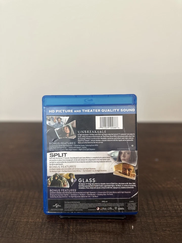 M. Night Shyamalan's Eastrail 177 Trilogy (3-Blu-ray Set, 2019) RARE OOP - Image 3 of 4