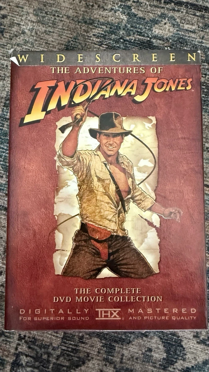 25+ Indiana Jones Complete Series Box Set DVDs & Blu-ray Discs for