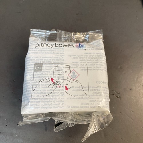 NEW Pitney Bowes GENUINE 793-5 Fluorescent Red Ink 35ml OEM Original Sealed - 第 1/3 張圖片