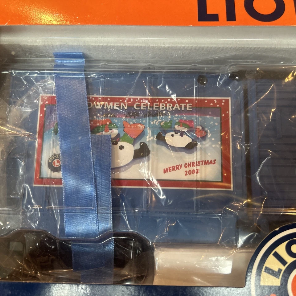 Lionel 8-87024 Christmas 2003 Large Gauge (G Gauge) 40’ Boxcar, New, Rare! - Image 2 of 4