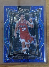 2024-25 Panini Select Concourse Jared McCain #82 Cosmic Prizm (RC) /25
