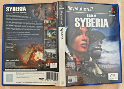SYBERIA 1 B.Sokal Sony Playstation 2 PS2 PAL UK Europa Englisch CIB