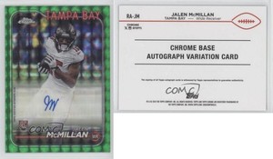 2024 Topps Chrome Rookie Green Geometric Refractor /99 Jalen McMillan Auto RC