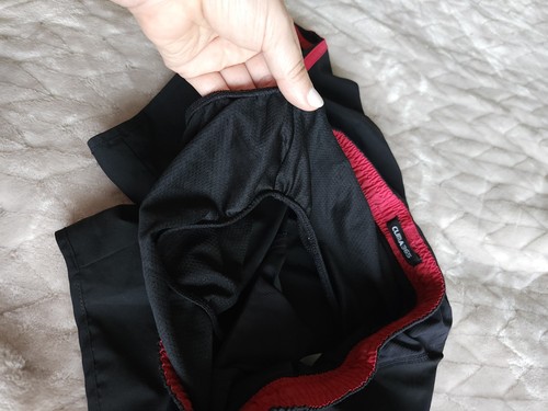 ADIDAS Clima 365 Shorts Sz Small Athletic Running Black Pink Stripes - Picture 8 of 10