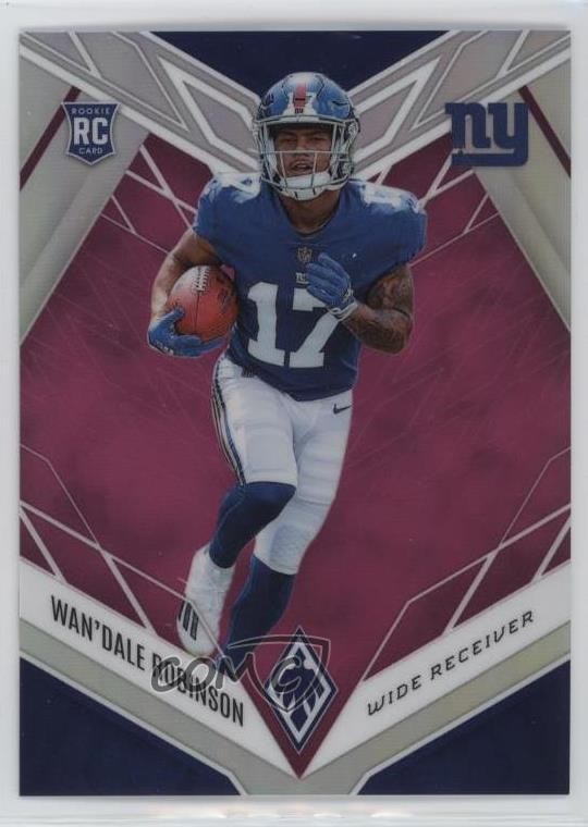 2022 Panini Phoenix Rookies Pink 67/199 Wan'Dale Robinson #120 Rookie RC 17ok