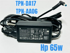 HP 65W AC Adapter Blue Tip Model TPN-AA06, TPN-DA17 19.5V- 3.33A