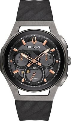 Bulova Herren Armbanduhr 98A162 Herrenuhr Saphirglas Edelstahl 43mm B-Ware