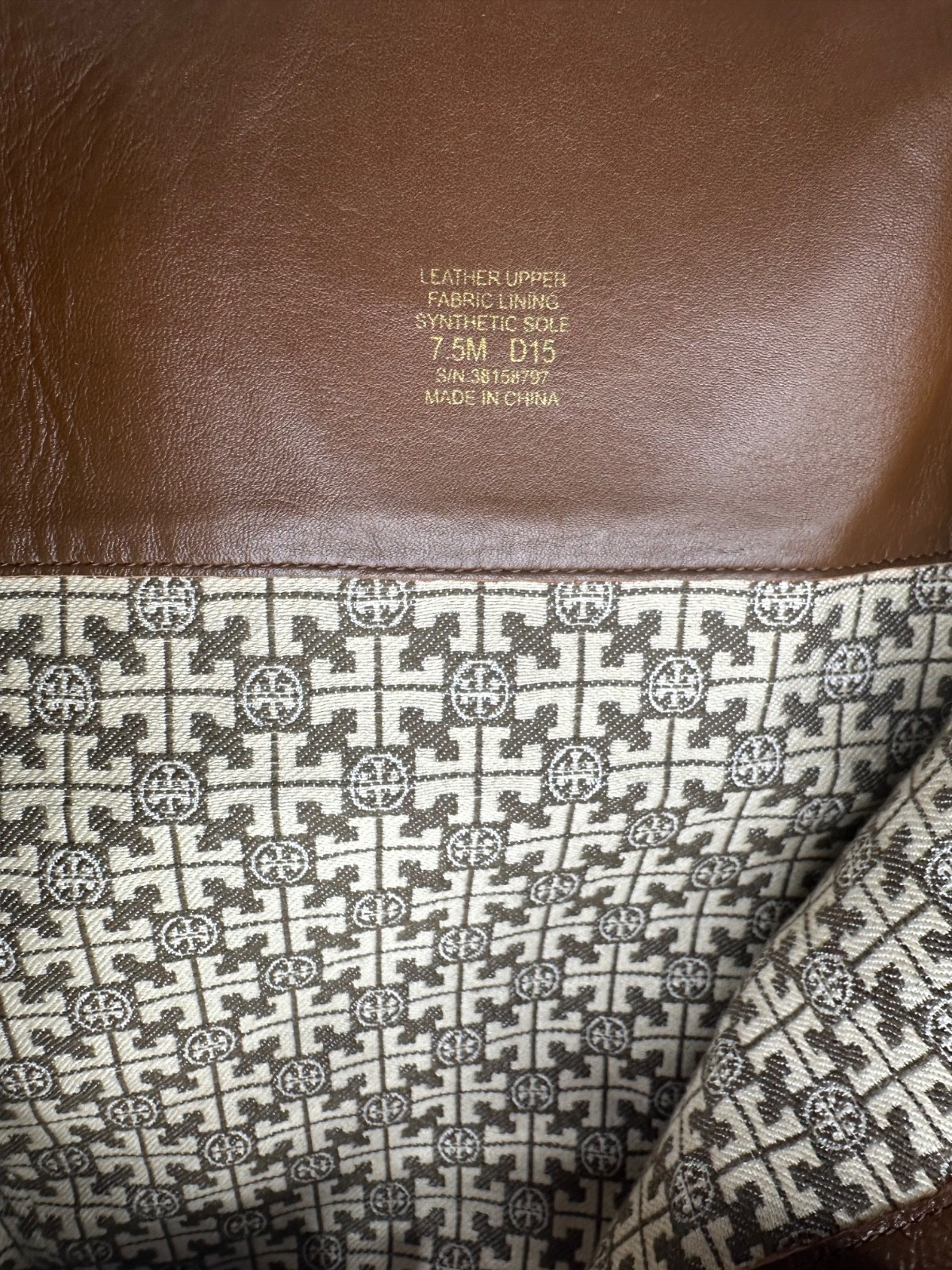 Tory Burch Boots Women's Size 7.5 M Brown Pebbled Leather Tall Junction Riding thumbnail 7